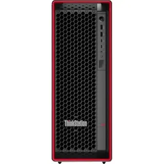 Lenovo ThinkStation P5 (30GA00ATGE), PC-System (schwarz/rot, Windows 11 Pro for Workstations)