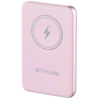 Verbatim Wireless Powerbank Charge 'n' Go 10.000mAh (rosa, Qi, PD 3.0, Quick Charge 3.0)