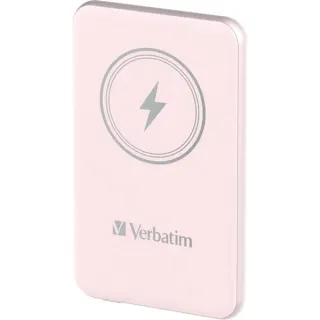 Verbatim Wireless Powerbank Charge 'n' Go 5.000mAh (rosa, Qi, PD 3.0, Quick Charge 3.0)