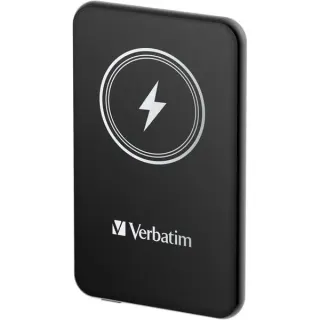 Verbatim Wireless Powerbank Charge 'n' Go 5.000mAh (schwarz, Qi, PD 3.0, Quick Charge 3.0)