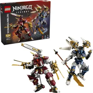 LEGO 71870 Ninjago Die Zwillings-Titanmechs, Konstruktionsspielzeug