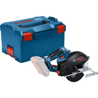 Bosch Professional Akku-Metallkreissäge GKM 18V-50 Professional solo, Handkreissäge (blau/schwarz, ohne Akku und Ladegerät, in L-BOXX)
