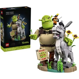 LEGO 72423 Shrek, Esel und Der Gestiefelte Kater, Konstruktionsspielzeug