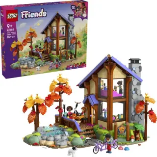 LEGO 42705 Friends Gemütliche Hütte im Herbstwald, Konstruktionsspielzeug