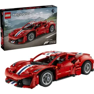 LEGO 42235 Technic Ferrari 488 PISTA Auto, Konstruktionsspielzeug