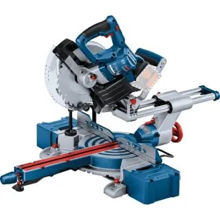 Bosch Professional PRO Akku-Kapp- und Gehrungssäge BITURBO GCM 18V-216 D Professional solo (blau, ohne Akku und Ladegerät)