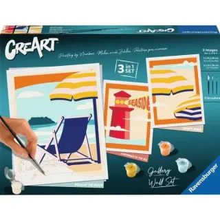 Ravensburger CreArt Gallery Wall Set - At the Beach, Malen