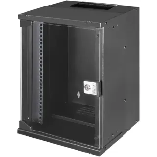 Digitus Wandgehäuse SOHO PRO - 254 mm (10") 460x315x300 mm , IT-Schrank (schwarz, 9 Höheneinheiten)