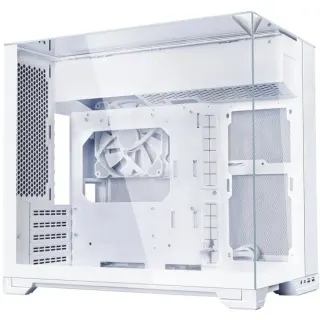 Lian Li O11 Vision-M , Tower-Gehäuse (weiß, Tempered Glass x 3)