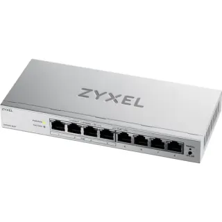 Zyxel GS1200-8HPV3 8P Gigabit PoE Switch (grau, 68W PoE+ Budget)