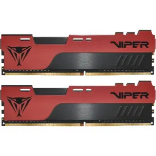 Patriot DIMM 32 GB DDR4-3200 (2x 16 GB) Dual-Kit, Arbeitsspeicher (rot/schwarz, PVE2432G320C8K, Viper Elite II, INTEL XMP)