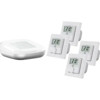 Homematic IP Set Raumklima AP + 4 Wandthermostate