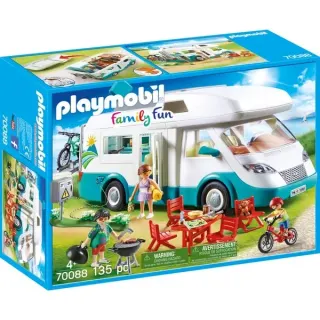 PLAYMOBIL 70088 Family Fun Familien-Wohnmobil, Konstruktionsspielzeug