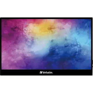 Verbatim PMT-17, LED-Monitor (43.8 cm (17.3 Zoll), schwarz, FullHD, IPS, USB-C, HDR)