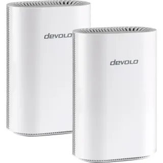 devolo WiFi 7 Mesh BE6500 2-Pack, Router (weiß, 2x WiFi 7 Mesh BE6500)