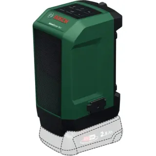 Bosch Heimwerken & Garten UniversalSpeaker 18V-1, Lautsprecher (grün/schwarz, Bluetooth, USB-C, Ohne Akku und Ladegerät, POWER FOR ALL ALLIANCE)