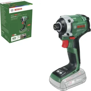 Bosch Heimwerken & Garten Akku-Schlagschrauber UniversalImpactDrive 18V-210 solo, 18Volt (grün, ohne Akku und Ladegerät, POWER FOR ALL ALLIANCE)