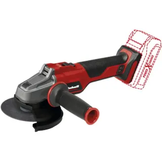 EINHELL Professional Akku-Winkelschleifer AXXIO 18/115 Q, 18Volt (rot/schwarz, ohne Akku und Ladegerät)