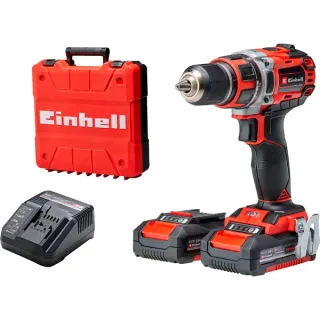 EINHELL Professional Akku-Bohrschrauber TP-CD 18/50 Li BL, 18Volt (rot/schwarz, 2x Li-Ionen Akku 2,0Ah)