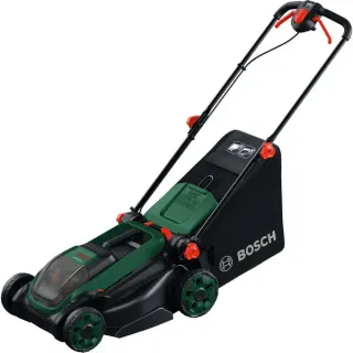 Bosch Heimwerken & Garten Akku-Rasenmäher Rotak18V2-38 SOLO, 36 Volt (2x18V) (grün/schwarz, ohne Akku und Ladegerät, POWER FOR ALL ALLIANCE)