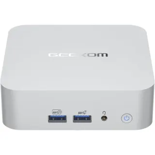 GEEKOM A6, Mini-PC (silber, Windows 11 Pro)