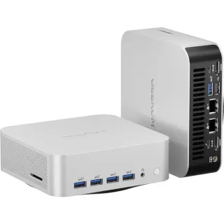 GEEKOM A7 MAX, Mini-PC (silber, Windows 11 Pro)
