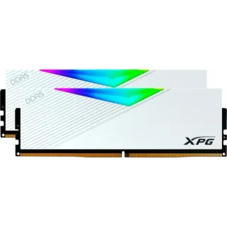 ADATA DIMM 32 GB DDR5-6000 (2x 16 GB) Dual-Kit, Arbeitsspeicher (weiß, AX5U6000C3016G-DCLARWH, Lancer RGB, INTEL XMP)