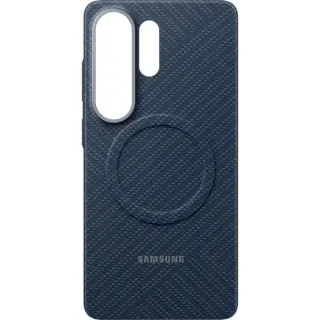 Samsung Carbon Magnet Case, Handyhülle (dunkelblau, Samsung Galaxy S26 Ultra)