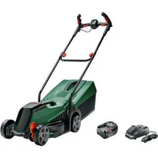 Bosch Heimwerken & Garten Akku-Rasenmäher Citymower 18V-32-300, 18Volt (grün/schwarz, Li-Ionen Akku 5,0Ah, POWER FOR ALL ALLIANCE)