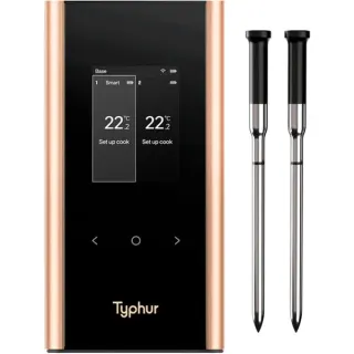 Typhur Sync Gold Dual, Thermometer (schwarz, inkl. 2 Sonden)