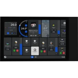 Shelly Wall Display XL, Bedienteil (schwarz)