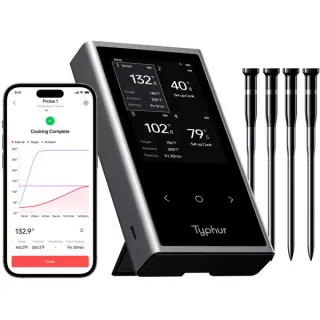 Typhur Sync Quad, Thermometer (schwarz, inkl. 4 Sonden)
