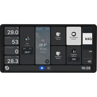 Shelly Wall Display X2i, Bedienteil (schwarz)