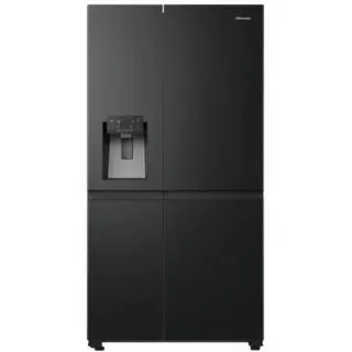 Hisense RS818N4TFE, Side-by-Side (edelstahl (dunkel))