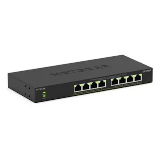 Netgear GS308LP, Switch (schwarz, PoE+-Switch mit 8 Anschlüssen)