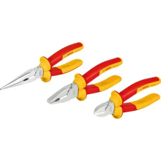 Bosch Professional VDE Zangen-Set Professional, 3-teilig (rot/gelb)