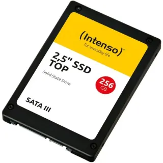 Intenso TOP SSD 256 GB (schwarz, SATA 6 Gb/s, 2,5", Bulk)