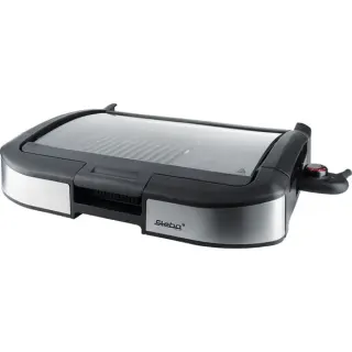 Steba BBQ Tischgrill VG 195, Elektrogrill (schwarz, 2.200 Watt)
