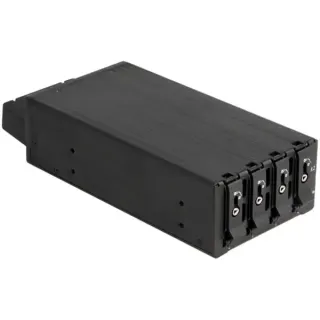 DeLOCK Slim Bay Wechselrahmen für 4 x M.2 NVMe SSD mit Slim SAS SFF-8654 Anschluss