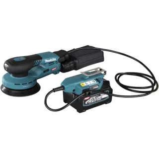 Makita Akku-Exzenterschleifer BO001CGZ XGT, 40Volt (blau/schwarz, ohne Akku und Ladegerät)