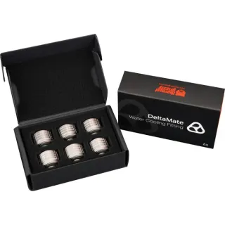Thermal Grizzly DeltaMate Fitting HT14, Verbindung (nickel, 6er Pack)