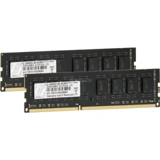 G.Skill DIMM 8 GB DDR3-1333 (2x 4 GB) Dual-Kit, Arbeitsspeicher (F3-10600CL9D-8GBNT, NT, Retail)