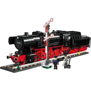 COBI DR BR 52 Steam Locomotive & Railway Semaphore, Konstruktionsspielzeug (Maßstab 1:35)