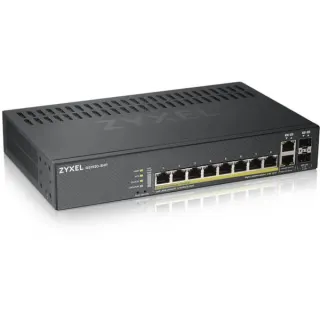 Zyxel GS1920-8HP V2, Switch (schwarz, lüfterlos, 130W PoE+ Gesamtbudget)