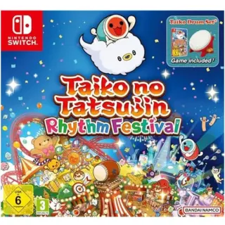 Taiko no Tatsujin: Rhythm Festival + Trommel, Nintendo Switch-Spiel