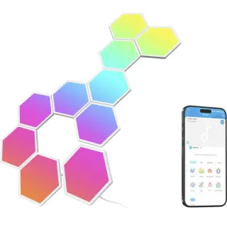 Govee Glide Hexa Lichtpaneele, LED-Leuchte (10er-Pack)