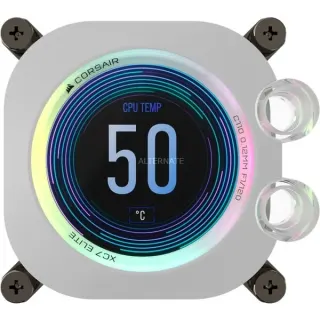Corsair iCUE XC7 RGB ELITE LCD WHITE, CPU-Kühler (weiß/weiß)