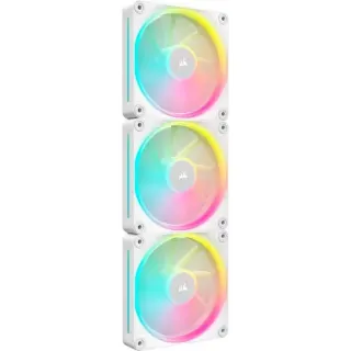 Corsair iCUE LINK LX120 RGB, Gehäuselüfter (weiß, 3er Pack, 120 mm)