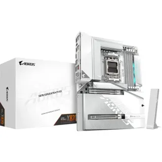GIGABYTE X870 AORUS STEALTH ICE, Mainboard (silber/weiß)