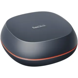 SanDisk Desk Drive 8TB, Externe SSD (schwarz/orange, USB-C 3.2 Gen 2 (10 Gbit/s))